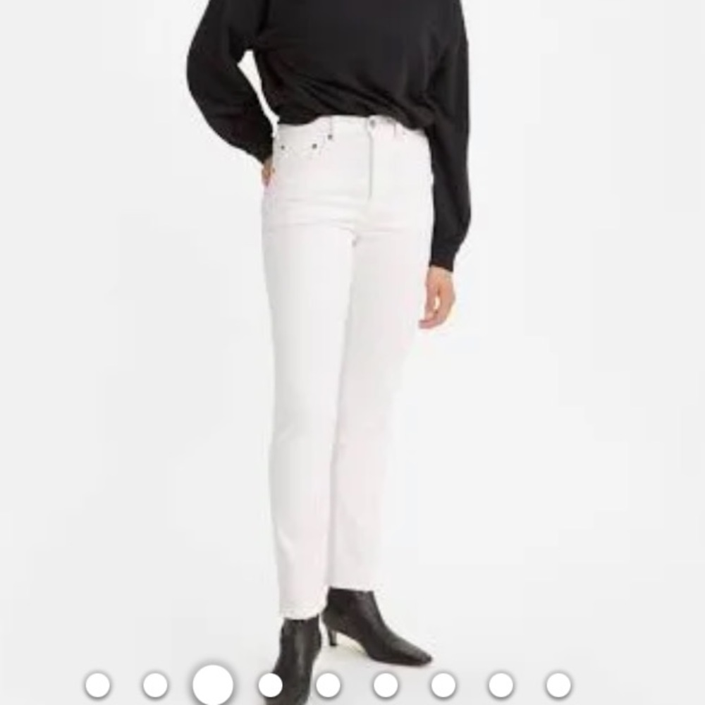 Levi's Women's High Rise Jeans - White